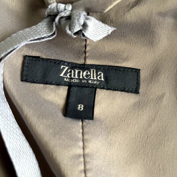 NWT Zanella Textured Full Zip Women's Jacket Blazer Size 8 Made in Italy - Picture 7 of 16
